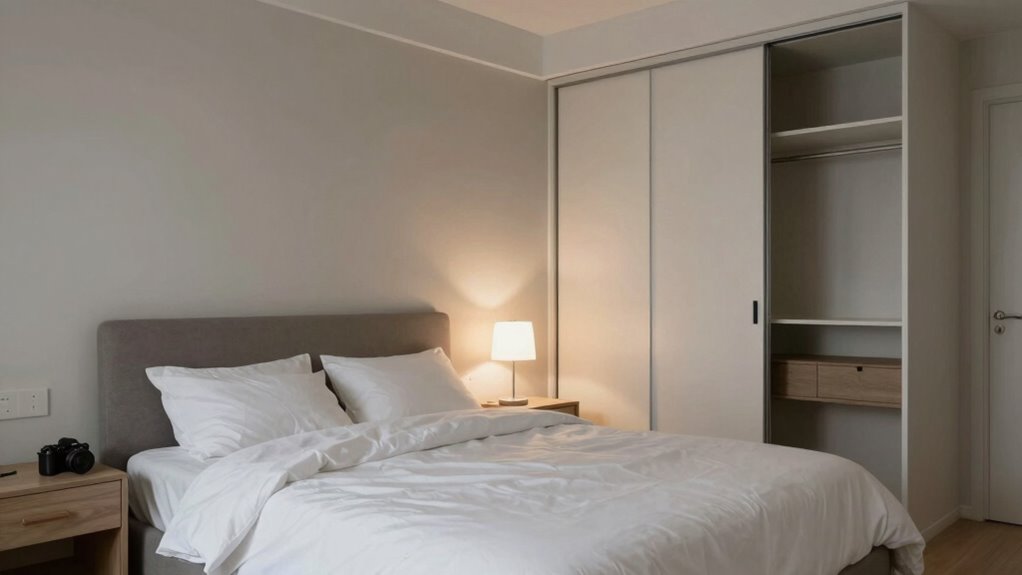 decluttered bedroom better sleep