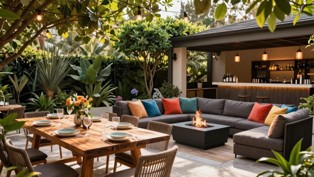 designate distinct outdoor zones