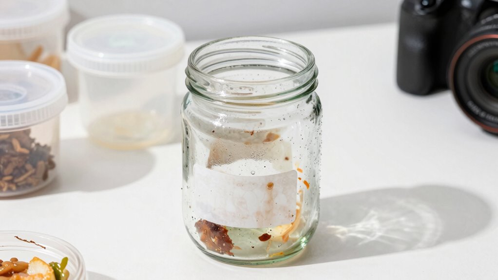 discard damaged odorous containers
