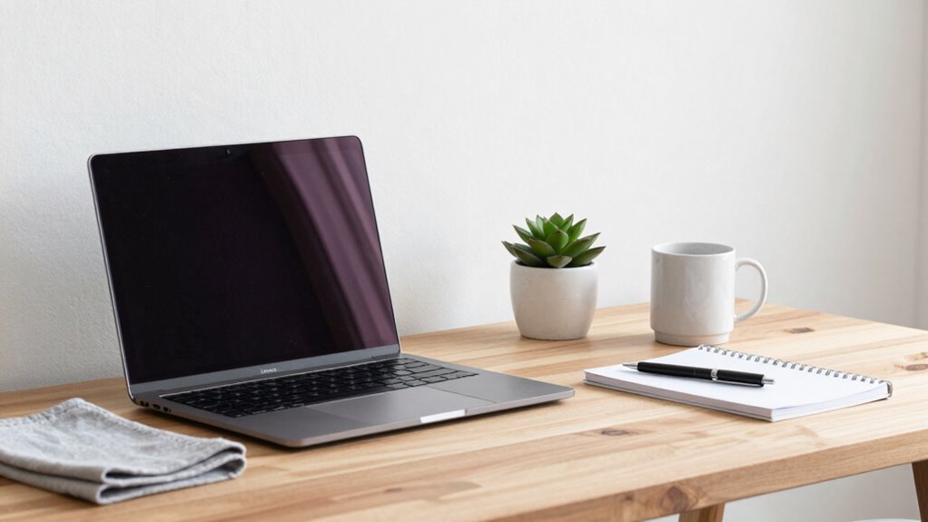 diy minimalist desk organization