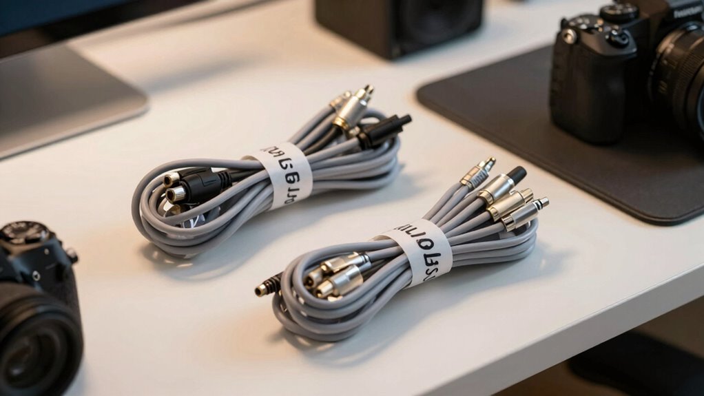 durable organized cable labeling