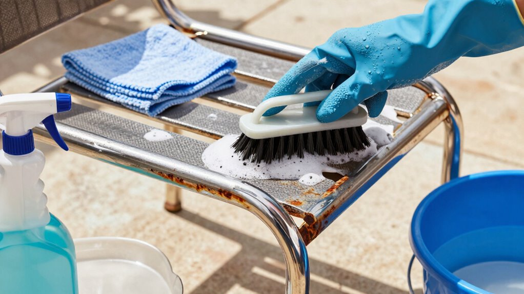 effective metal furniture cleaning