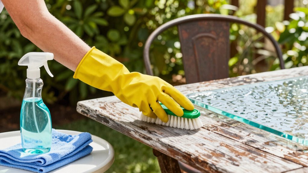 effective outdoor furniture cleaning