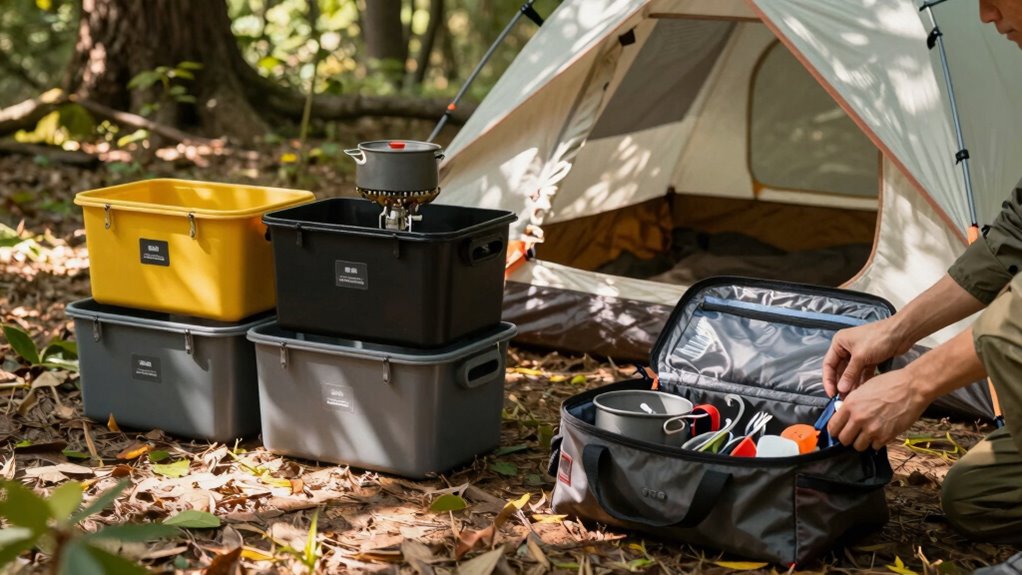 efficient camp packing organization