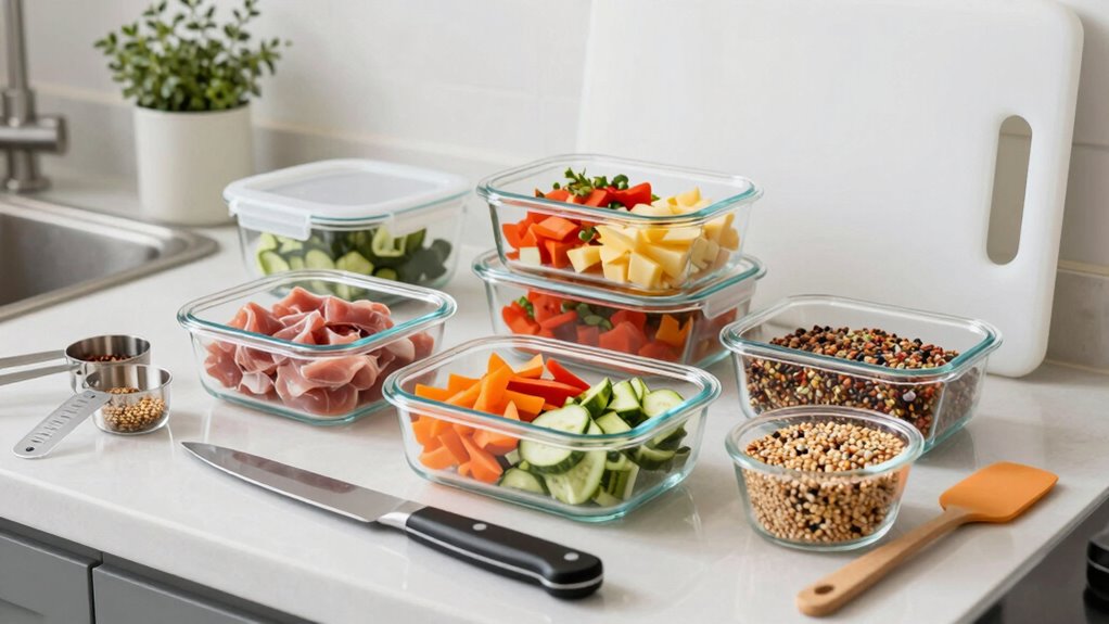 efficient organized meal prep