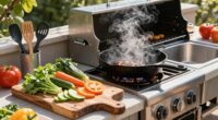 efficient outdoor meal process