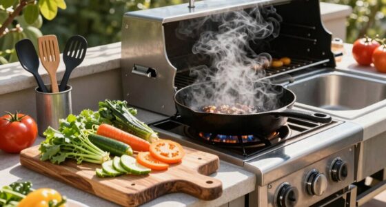efficient outdoor meal process