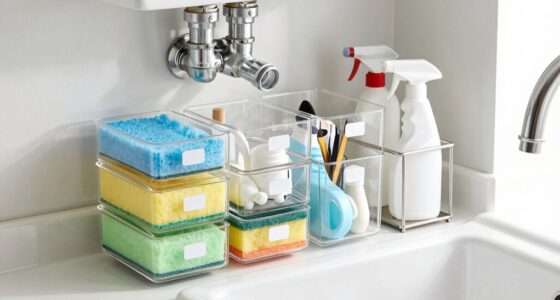 efficient under sink organization