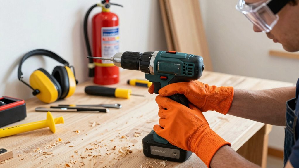 ensure grounded power tools
