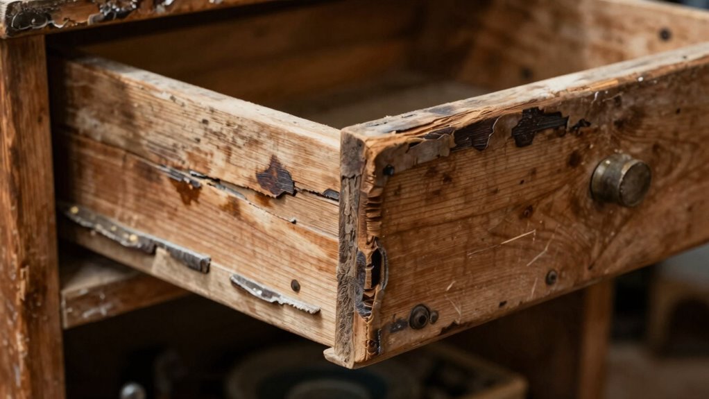 fix swollen wooden edges