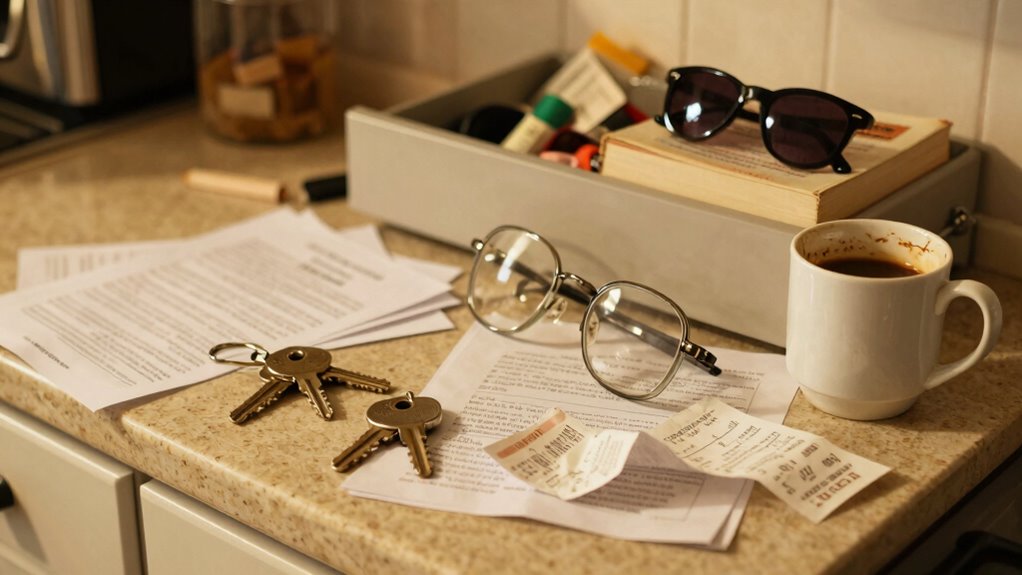 habits influence item loss