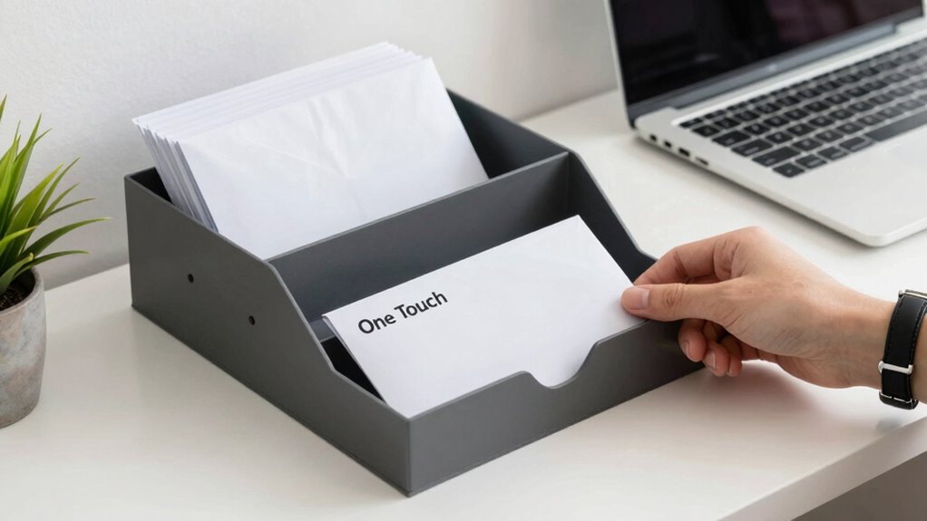 handle mail immediately