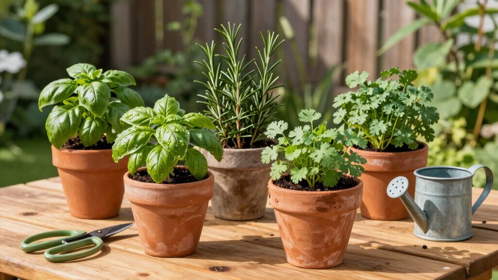 harvest herbs at peak flavor