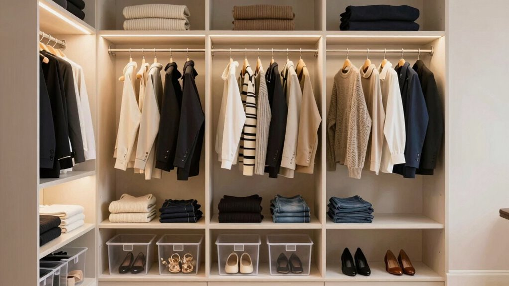 hate folding organized closet