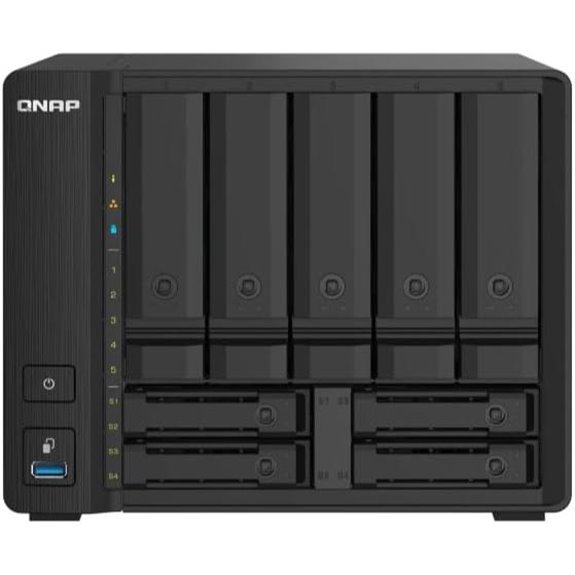 high speed 9 bay nas