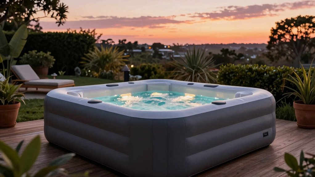 hot tub size features durability
