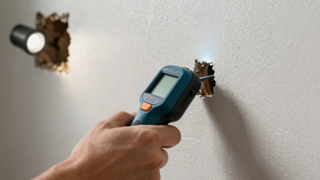 identify hidden wall components