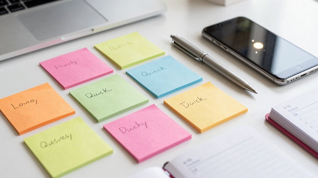 identify quick small tasks