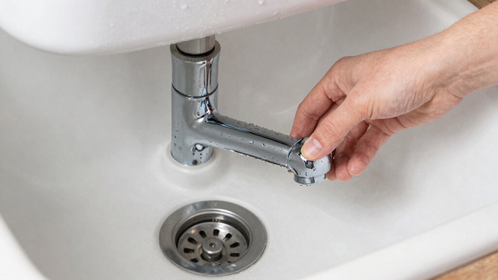 inspect plumbing for leaks