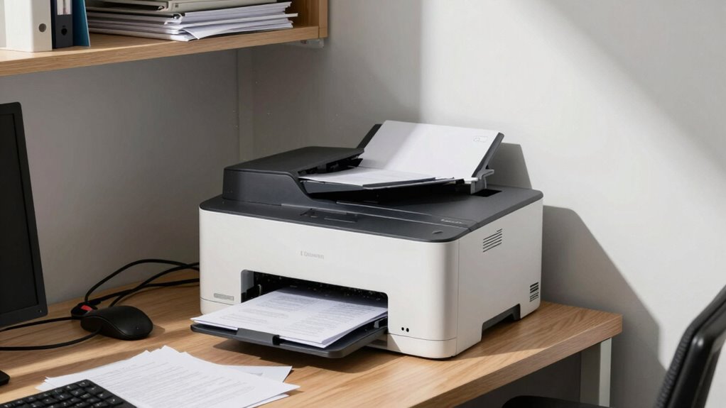 keep printer area clear