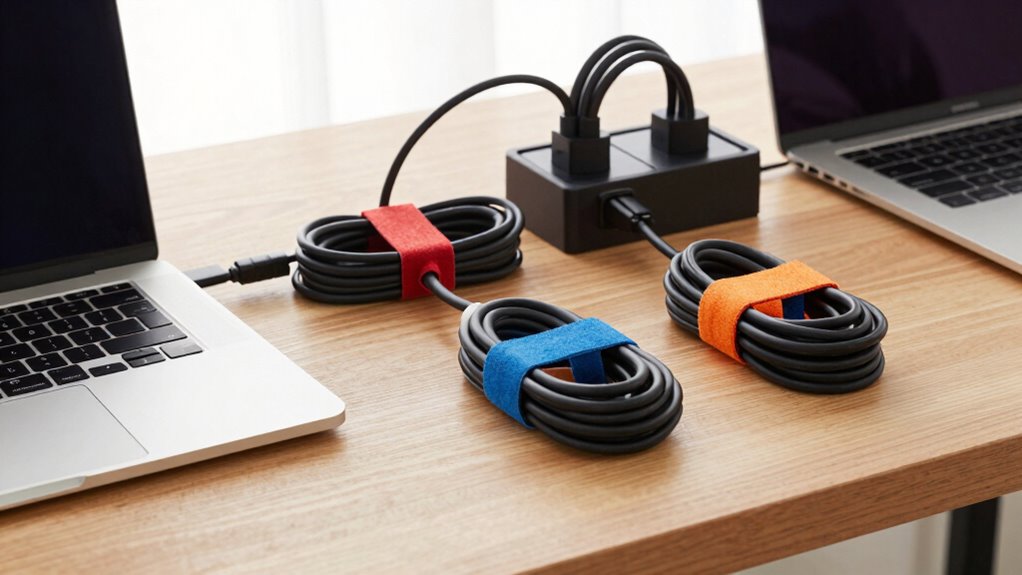 label trim organize cables