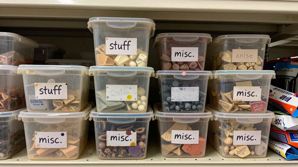 labels causing storage confusion