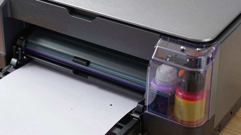 laser uses toner inkjet sprays