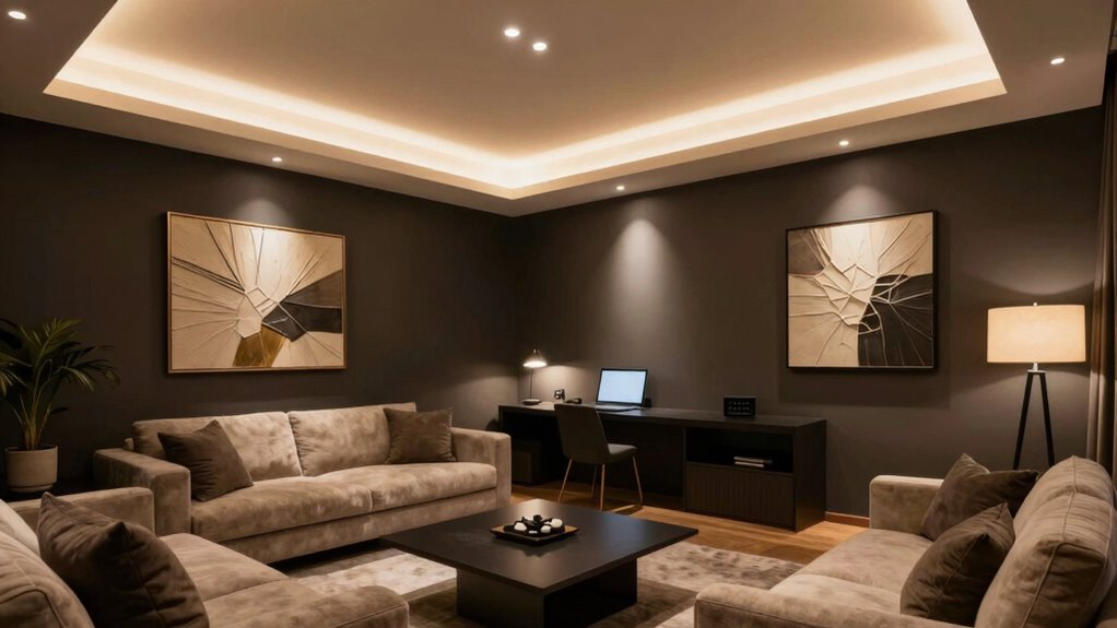 layered lighting for ambience