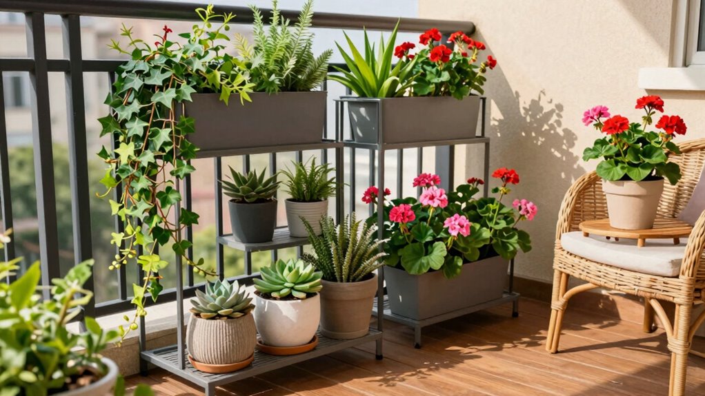 low maintenance balcony plants