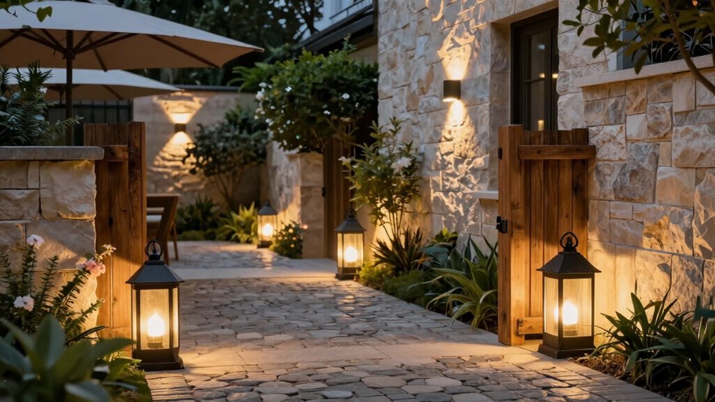 luxurious outdoor fixture selection