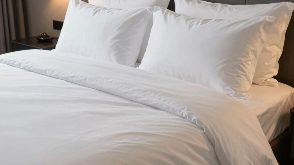 luxury linens create elegant comfort