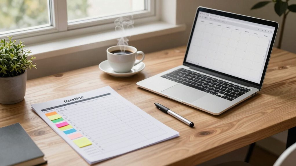 maintain consistent weekly reviews