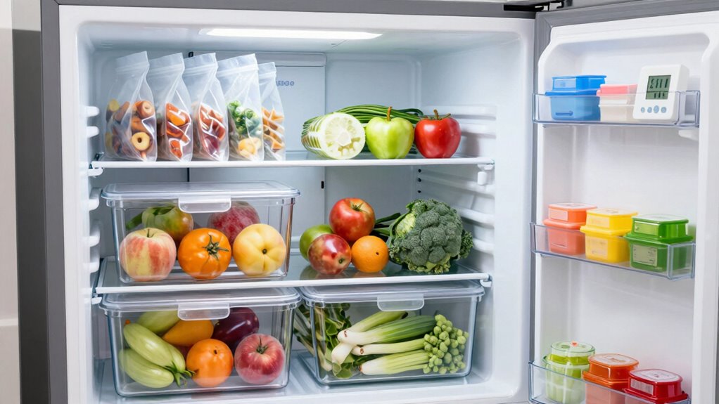 maintain freezer organization consistently