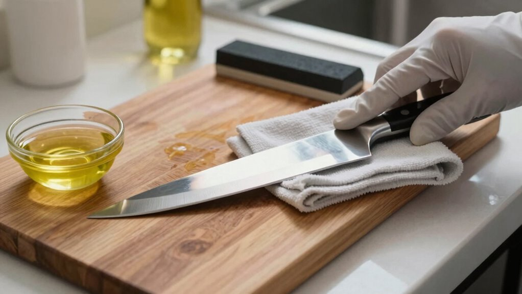 maintain sharp safe knives