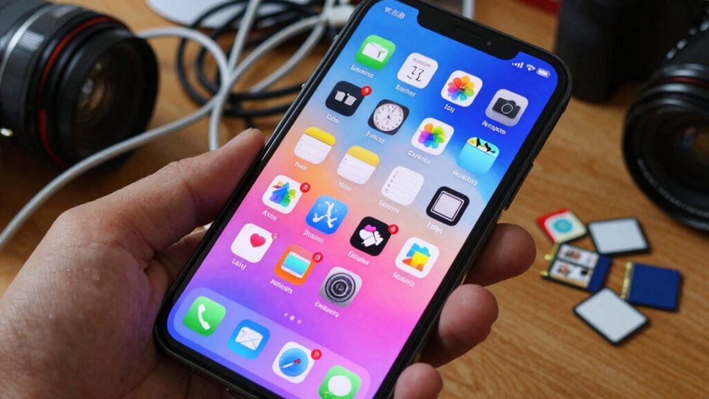 manage apps photos storage