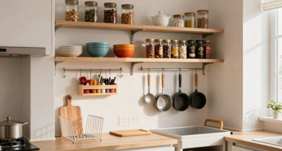 maximize small kitchen storage