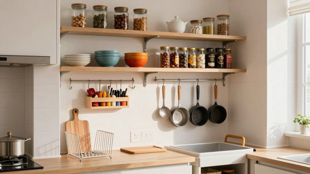 maximize small kitchen storage
