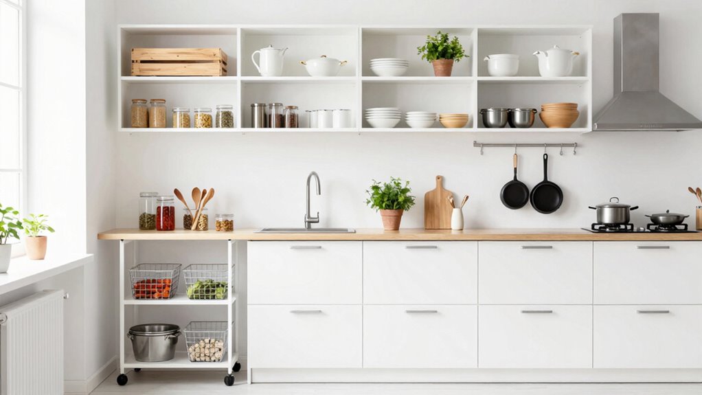 maximize small kitchen storage