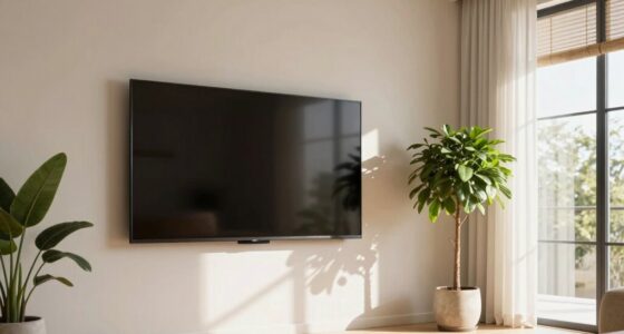 minimize reflections with appropriate window coverings