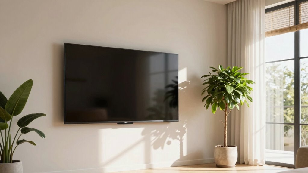 minimize reflections with appropriate window coverings