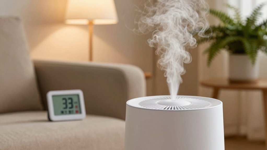 monitor clean adjust humidity