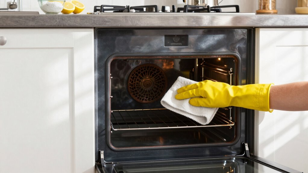 natural routine oven cleaning