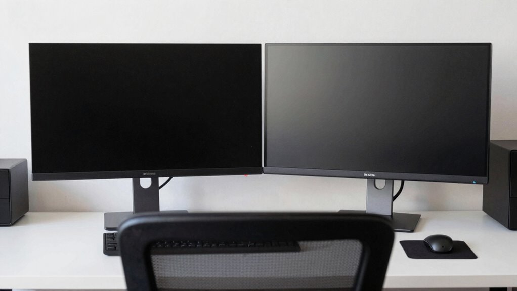 optimal dual monitor ergonomics