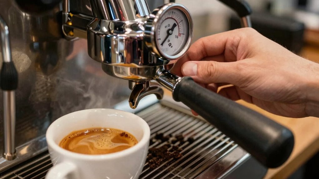 optimal espresso pressure calibration