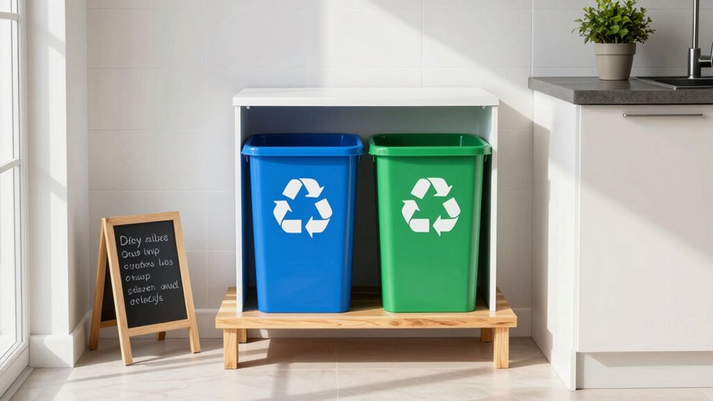 optimal recycling space setup