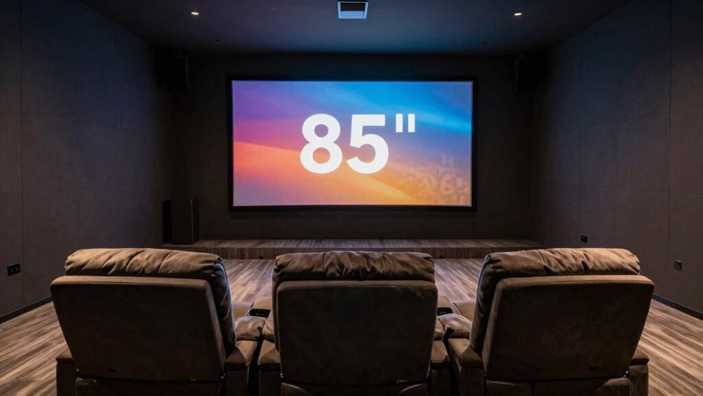 optimal screen size and distance