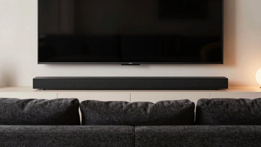 optimal soundbar placement ensures clarity