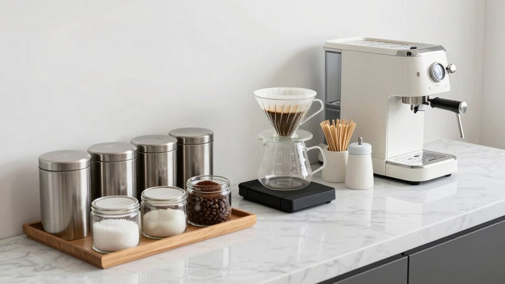 optimize coffee station layout