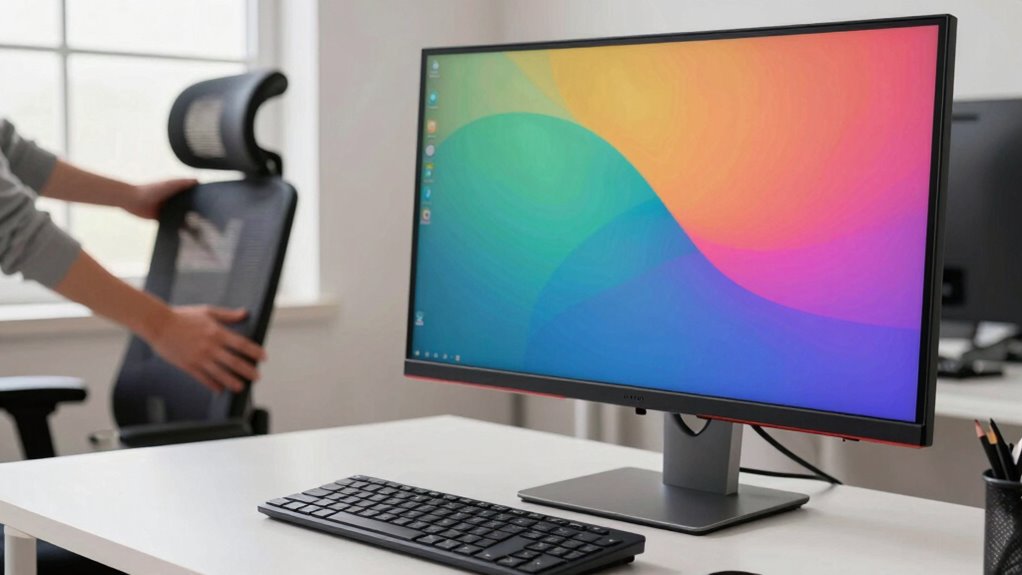 optimize screen posture lighting