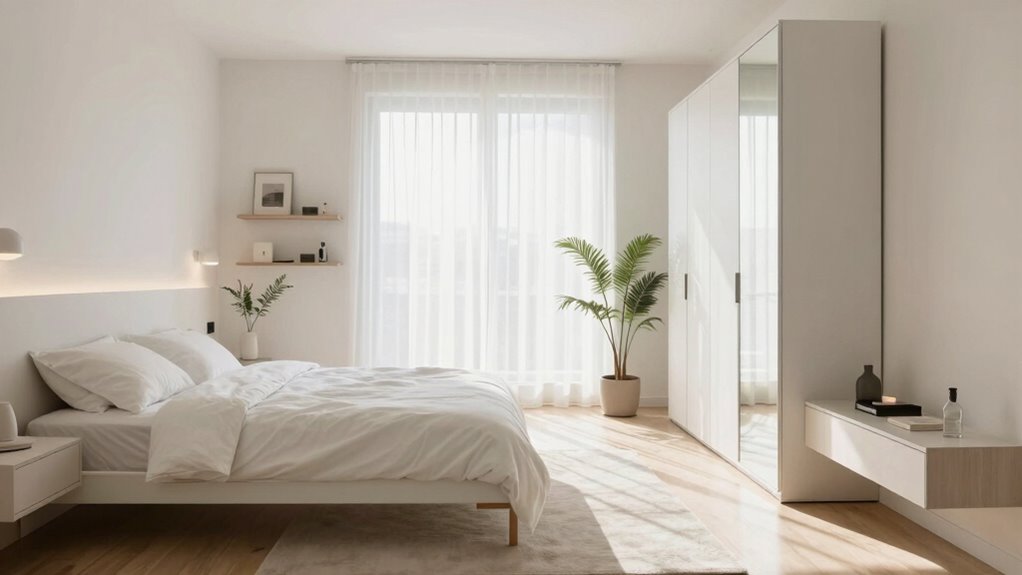 optimize small bedroom space